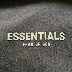 Essentials fear of God, extra large gray hoodie